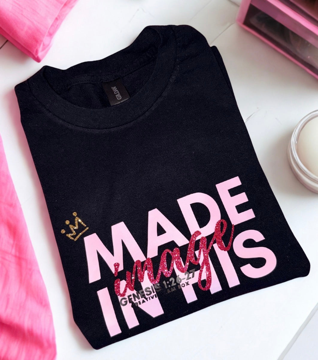 MADE IN HIS IMAGE Short Sleeve T-Shirt
